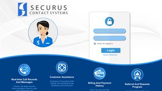 SCS | Login - Securus Contact Systems