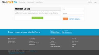 Login - SeeClickFix - Web and Mobile Government 311