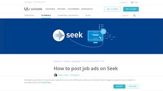 How to post job ads on Seek job board: a guide for employers