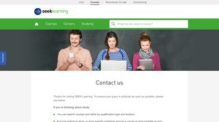 Contact us - SEEK Learning