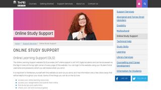 Online Study Support - TAFE Digital - Oten Tafe - TAFE NSW
