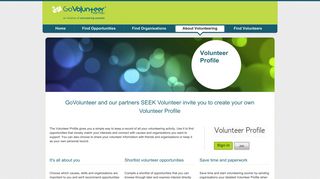 Volunteer Profile | GoVolunteer