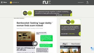 Bamboozled: Seeking 'sugar daddy,' woman finds scam instead | NJ ...