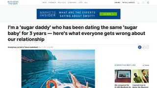 Sugar daddy explains why he dates sugar babies - Business Insider