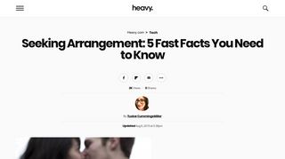 Seeking Arrangement: 5 Fast Facts You Need to Know | Heavy.com