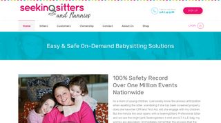 SeekingSitters Easy Safe Babysitting Solutions: Babysitter and ...