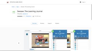 Seesaw: The Learning Journal - Chrome Web Store - Google Chrome