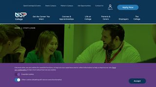 Staff Login - Palmers College