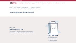 Mastercard® Credit Card - SEFCU