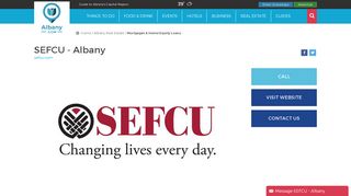 Albany Credit Union - SEFCU - Albany.com