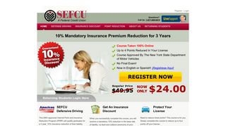 SEFCU | New York Defensive Driving Course
