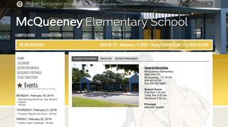 McQueeney Elementary School - Seguin Independent School District