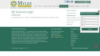 SEI Account Login - Myles Wealth Management, LLC