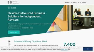 Flexible Outsourced Business Solutions for Independent Advisors | SEI