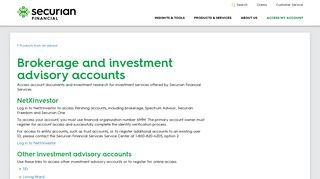 Login and access brokerage accounts | Securian Financial