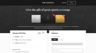 View Gift Plans - The Athletic