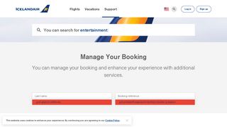Manage your trips | Icelandair
