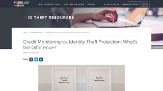 Credit Monitoring vs. Identity Theft Protection: What's the Difference?
