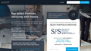 Pay Select Portfolio Servicing with Plastiq