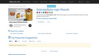 Selectagiftplan login Results For Websites Listing - SiteLinks.Info