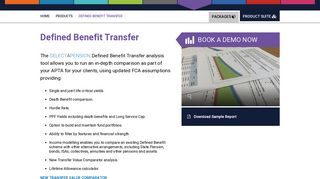 Defined Benefit Transfer - Selectapension