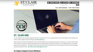 St. Clair One | St. Clair College