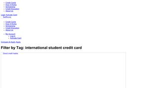 international student credit card – SelfScore
