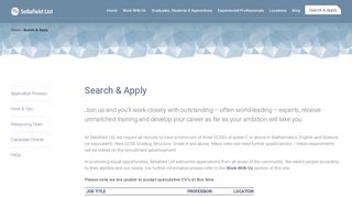 Search & Apply | Sellafield Ltd Careers