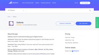 Sellbrite Integration: Multi-Channel Listing Software - BigCommerce