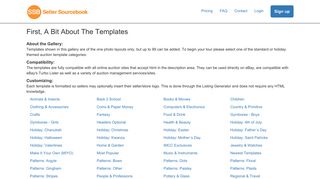 Template Gallery - Seller Sourcebook - Your Complete eBay Selling ...