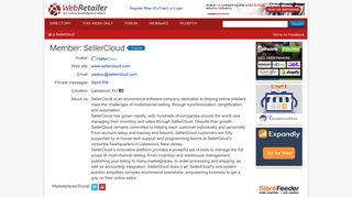Member: SellerCloud | Web Retailer