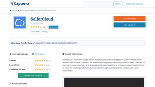 SellerCloud Reviews and Pricing - 2019 - Capterra