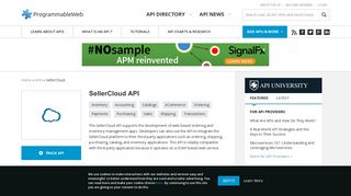 SellerCloud API | ProgrammableWeb