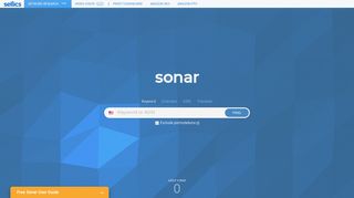 Sonar – #1 Free Amazon Keyword and Product Research Tool.