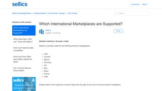 Which International Marketplaces are Supported? – Sellics ...