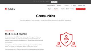 Achilles Communities - Connecting Buyers & Suppliers In Your ...