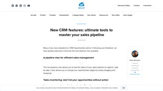 New CRM features: ultimate tools to master your sales pipeline - Sellsy