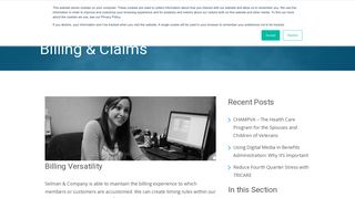 Billing & Claims - Selman & Company