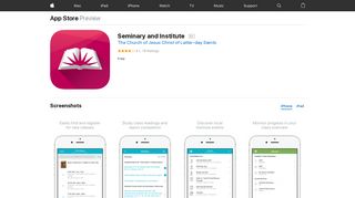 Seminary and Institute on the App Store - iTunes - Apple