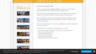 Seminole Wild Card | Seminole Casinos
