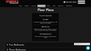 Floor Plans - Seminole Grand Apartments