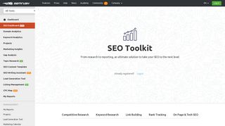 SEMrush SEO Toolkit: One Suite For Your Entire SEO Workflow ...