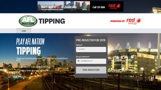 AFL Nation Footy Tipping Powered by Red Energy