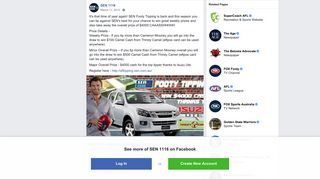 SEN 1116 - It's that time of year again! SEN Footy Tipping... | Facebook
