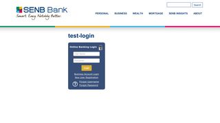 test-login - SENB Bank