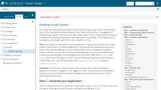 Sample Login App | Ext JS 6.2.0 - Docs | Sencha