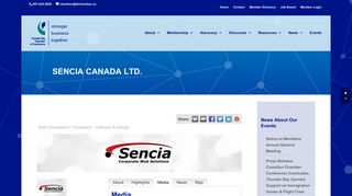 SENCIA CANADA LTD. | Web Developers | Computers - Software ...