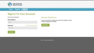 Sign In To Your Account - Sendero Health Plans