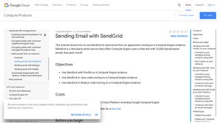 Sending Email with SendGrid | Compute Engine Documentation ...