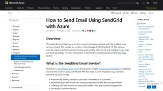 How to use the SendGrid email service (.NET) | Microsoft Docs